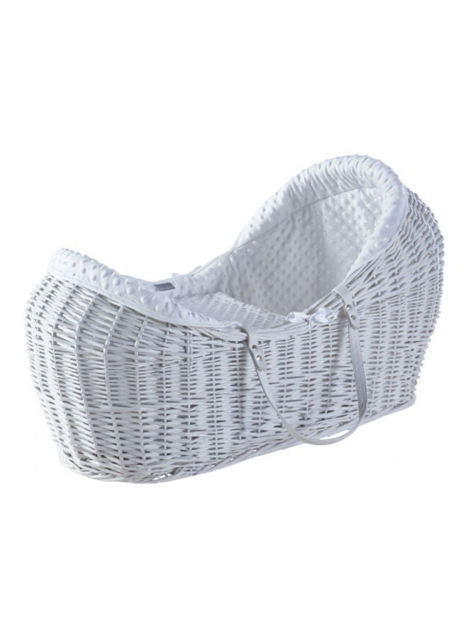 Kinder Valley Dimple Pod Moses Basket - White  - Image 2