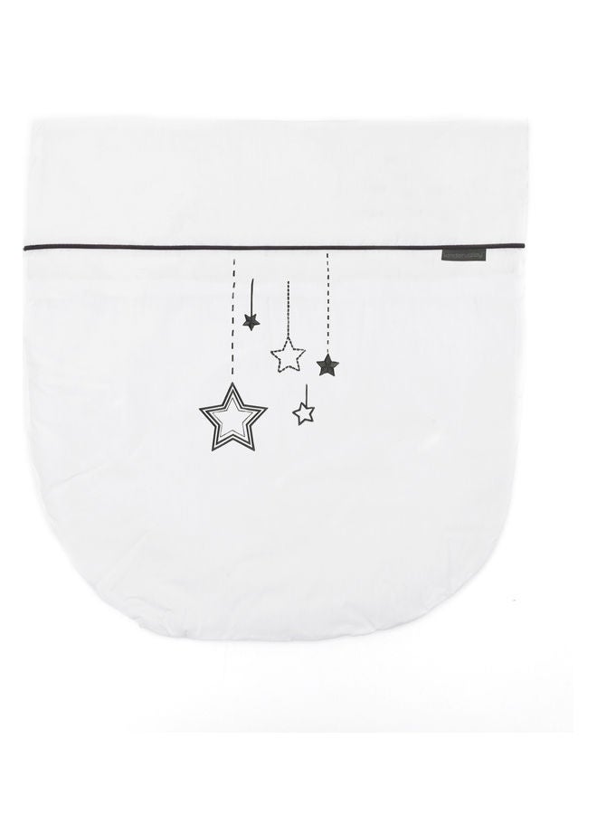 Kinder Valley Wish Upon A Star Palm Moses Basket With Folding Stand - White - Image 3