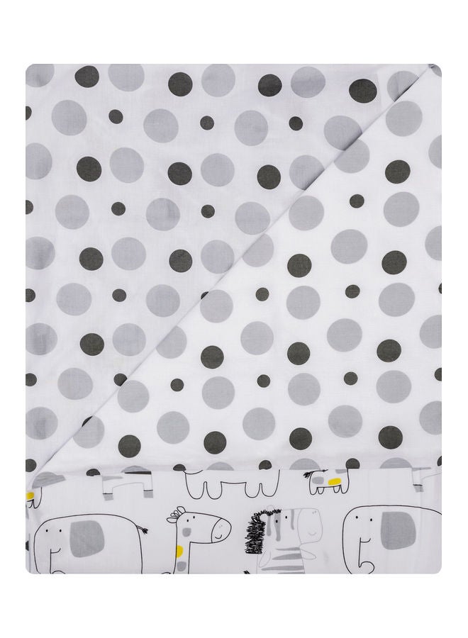 Kinder Valley Safari Friends Toddler Bedding Set - Grey - Image 2