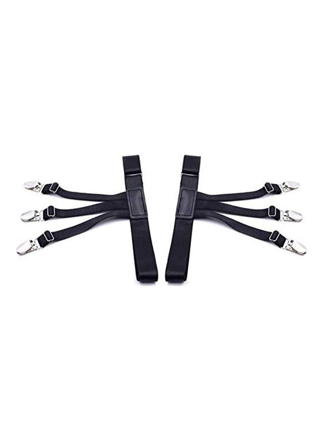 Adjustable Elastic Shirt Holder Garter Black - v1611919872/N32543679V_2