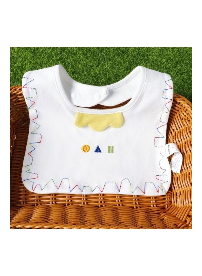 مريلة مربعة مطرزة برسومات كرتونية للأطفال في فصل الخريف والشتاء - Image 4