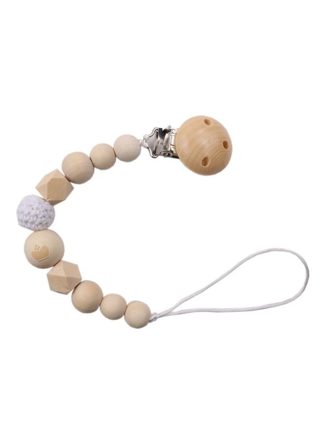 Crochet Beaded Pacifier Clip Holder