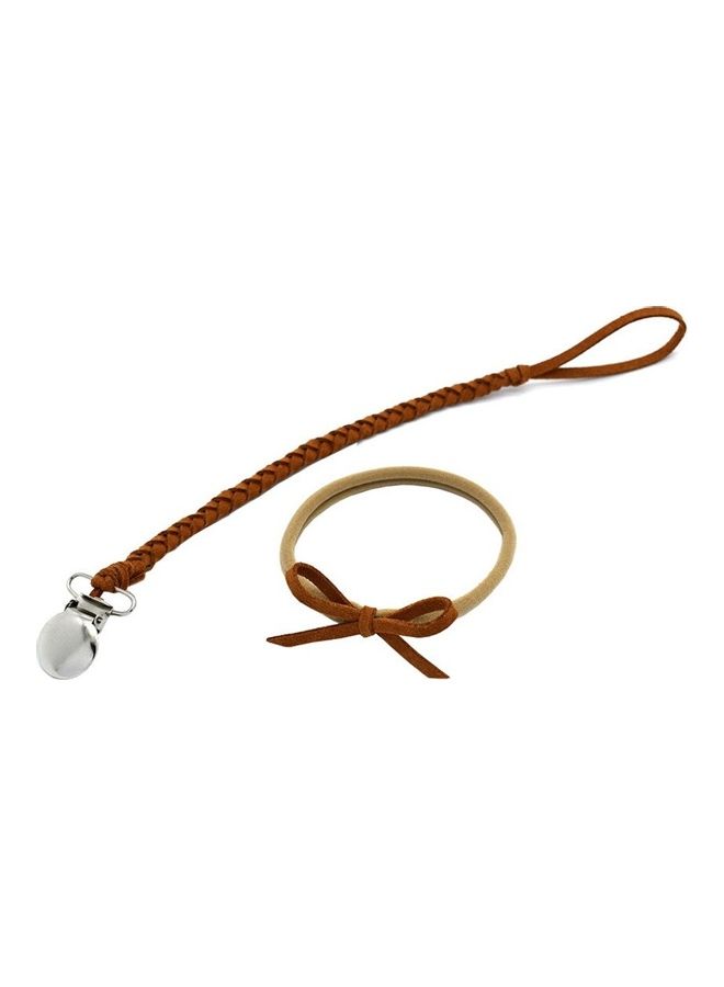 مشبك لهاية وربطة شعر للأطفال - Image 1