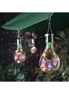 Voberry 3-Piece Waterproof Solar Rotatable LED Bulb Clear 15x7.5x15cm  - Image 4