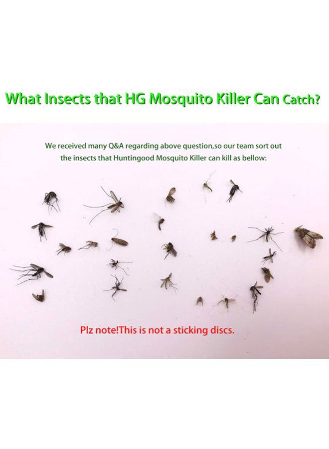 بيوينتي مصباح قاتل البعوض الكهربائي أبيض/أزرق 19x13x13سم - Image 4