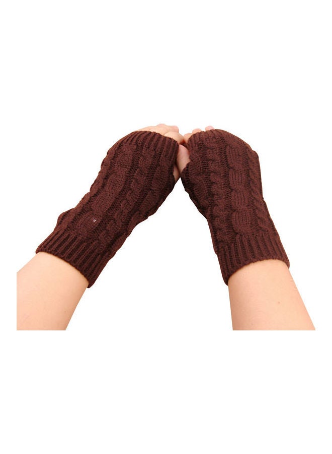 Half Finger Wrist Gloves Grey  - Image 4