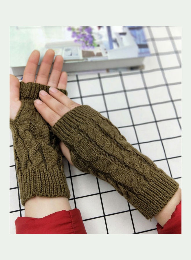 Half Finger Wrist Gloves Grey  - Image 5