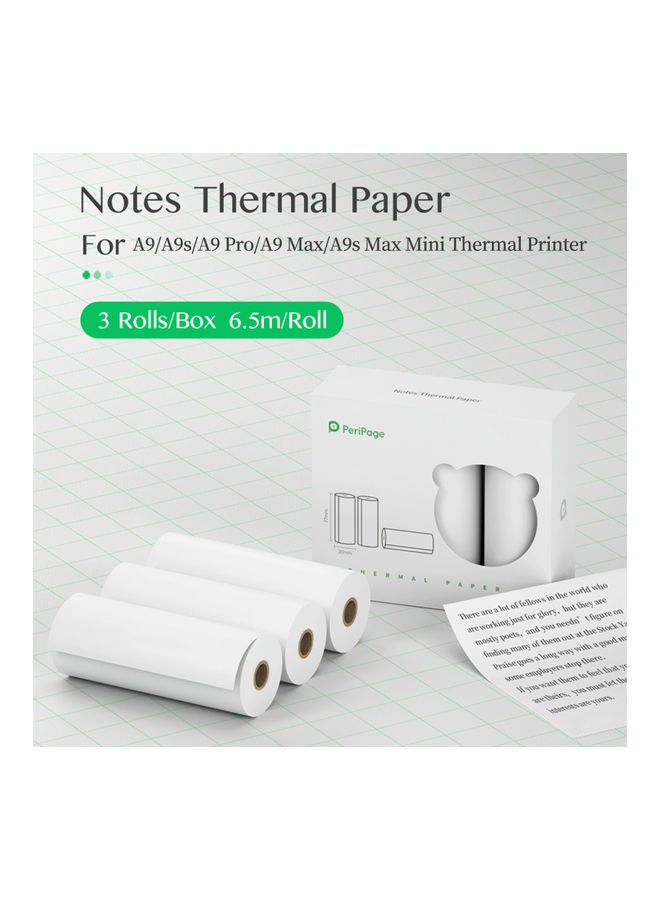 PeriPage - 3 Piece Thermal PaperRoll - Image 1
