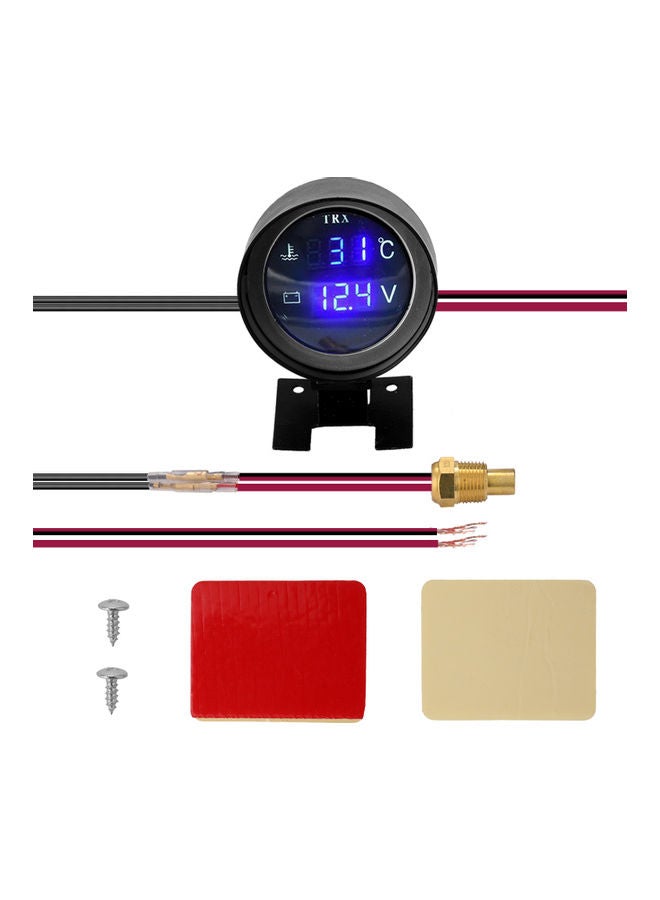 Round Led Digital Car Truck Water Temp Gauge Temperature Sensor - Image 4