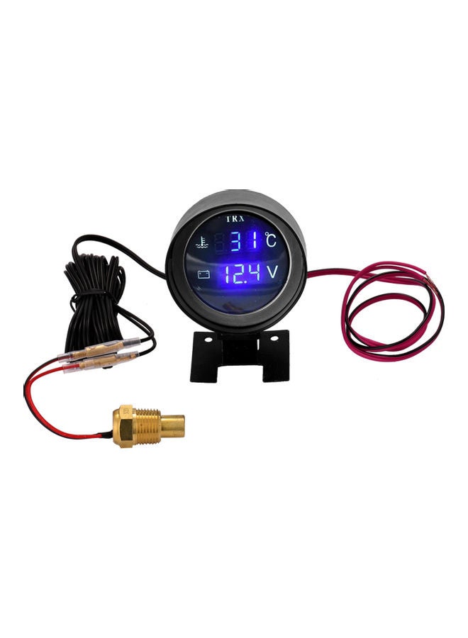 Round Led Digital Car Truck Water Temp Gauge Temperature Sensor - Image 3