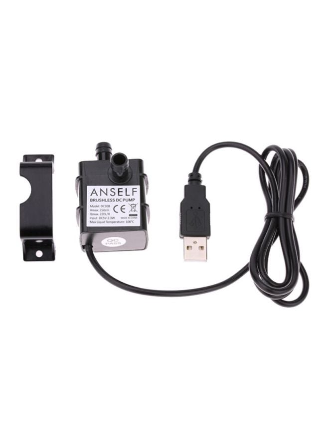 ANSELF - Brushless Submersible Aquarium Pump Black 56 x 52 x 47mm - Image 1