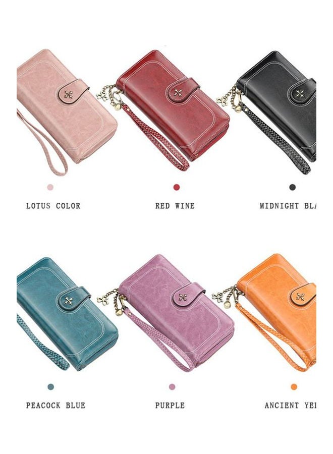 Women's Zip Around Wallet Black  - Image 2