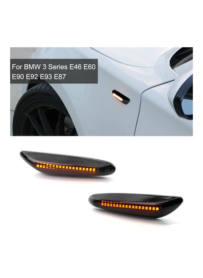 Generic Pack Of 2 LED Side Marker Light For BMW 3 Series E46/E60/E90/E92/E93/E87 - Image 2