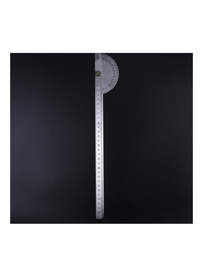 Stainless Steel Protractor Angle Finder Grey - Image 5