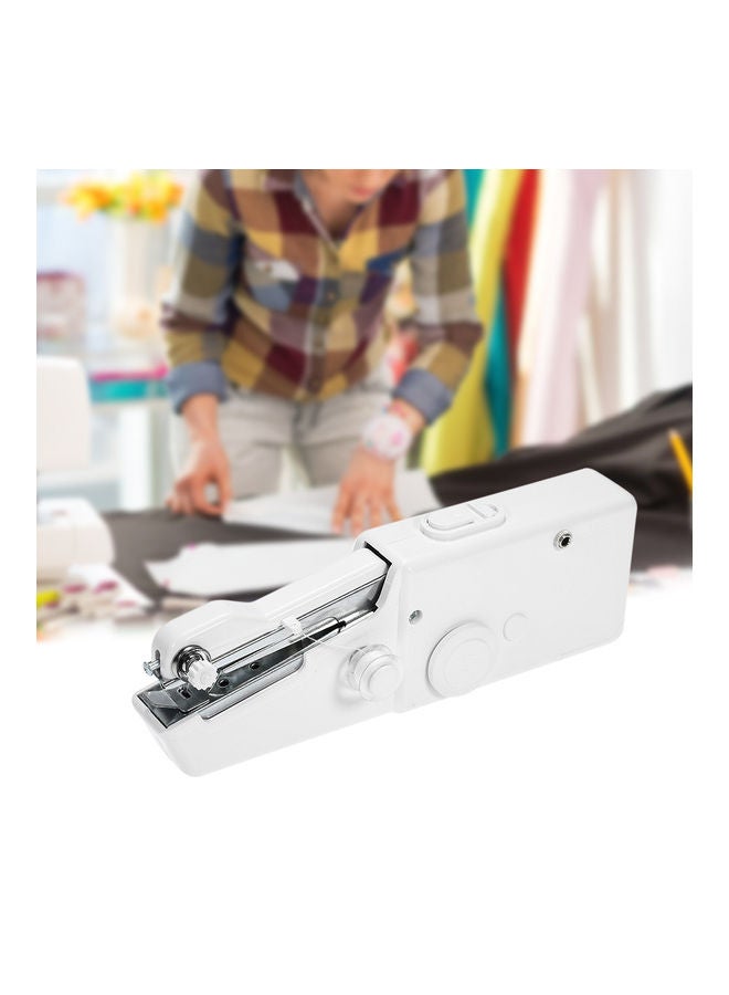 Portable Handheld Electric Sewing Machine White  - Image 2