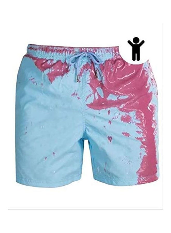 Sensitive Colour Changing Swim Shorts Blue/Pink - Image 2