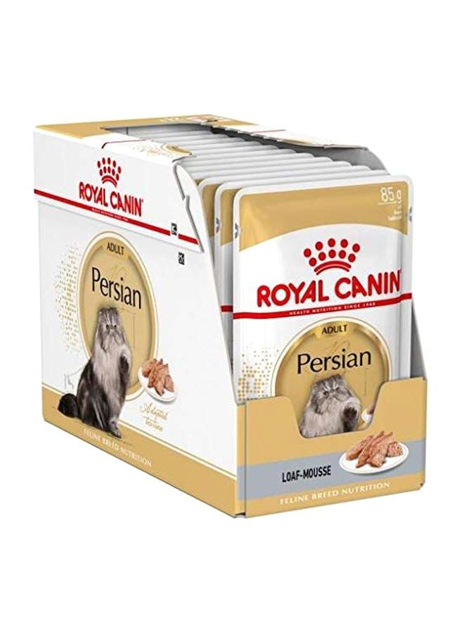 ROYAL CANIN Pack Of 12 Feline Breed Nutrition Persian Wet Food 85grams - Image 2