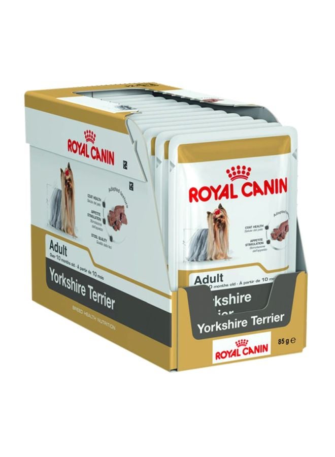 ROYAL CANIN Pack Of 12 Yorkshire Terrier Puppy Food 85grams  - Image 2