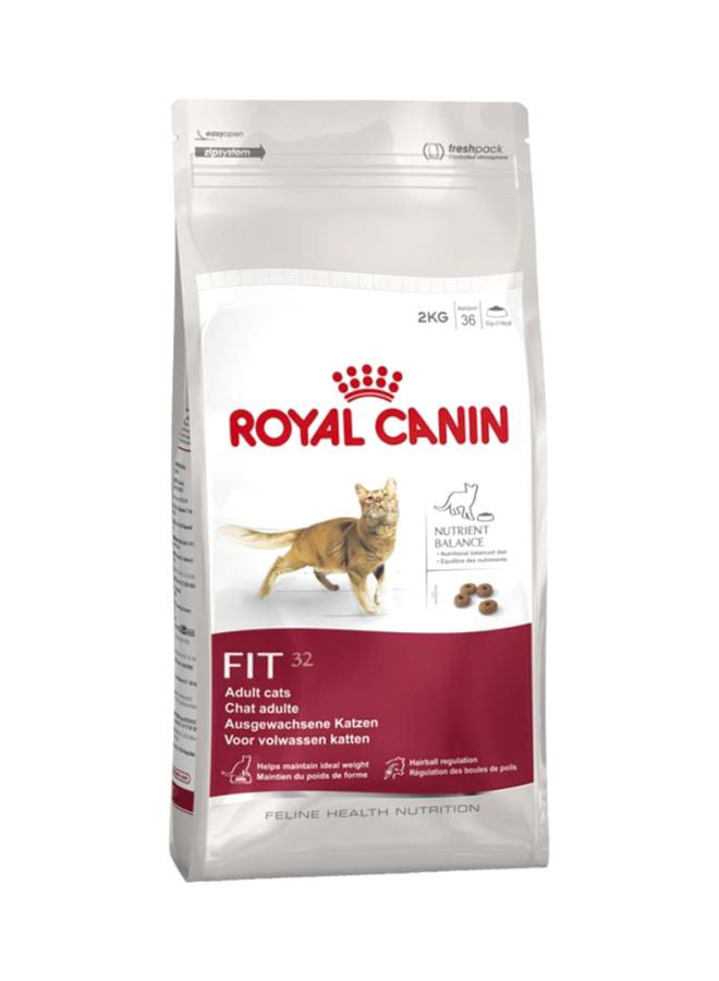 رويال كانين طعام فيت 32 المجفف للتغذية الصحية للقطط 2كيلوجرام - Image 1
