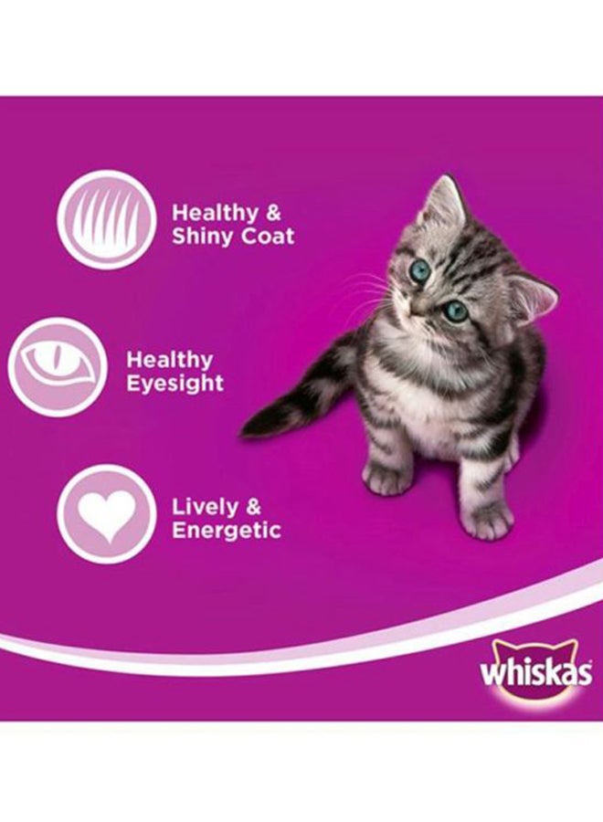 ويسكاس طعام قطط من سمك المحيط مع حليب 480جرام - Image 2