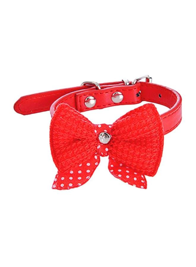 Bluelans Adjustable Puppy Pet Cat Collar Necklace Red 