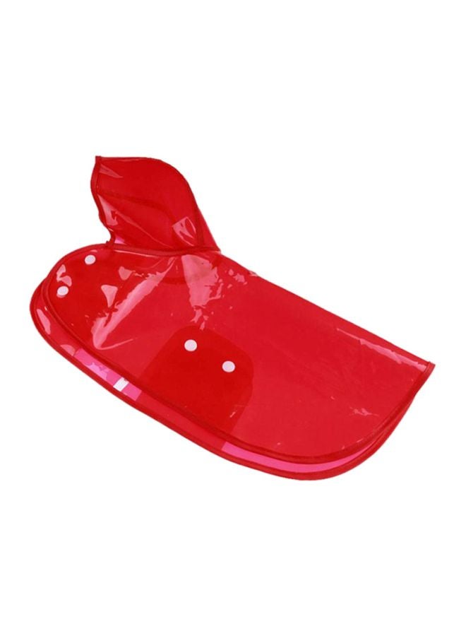 بلولانز معطف المطر للكلاب أحمر