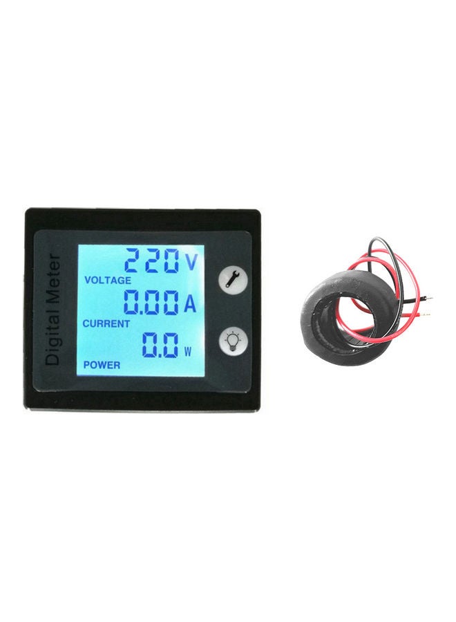 Digital Display Panel Meter Black  - Image 1