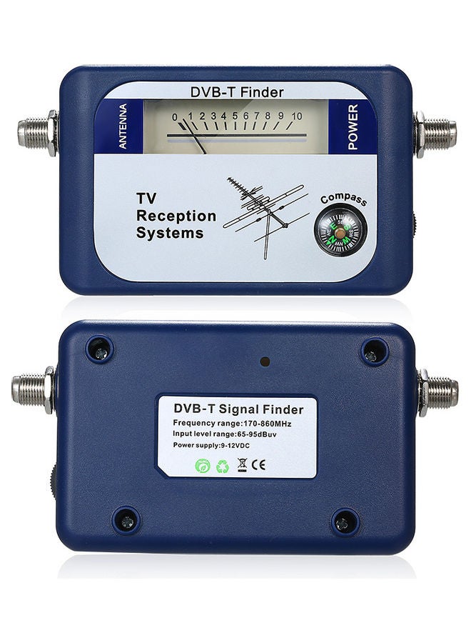 جهاز رقمي للبحث عن إشارة الأقمار الصناعية DVB-T أزرق داكن 18.6x4.3x14.1سم  - Image 1