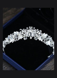 ماركة غير محددة تاج ماسي للعروس فضي  - Image 1