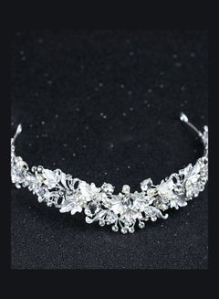 ماركة غير محددة تاج ماسي للعروس فضي  - Image 5
