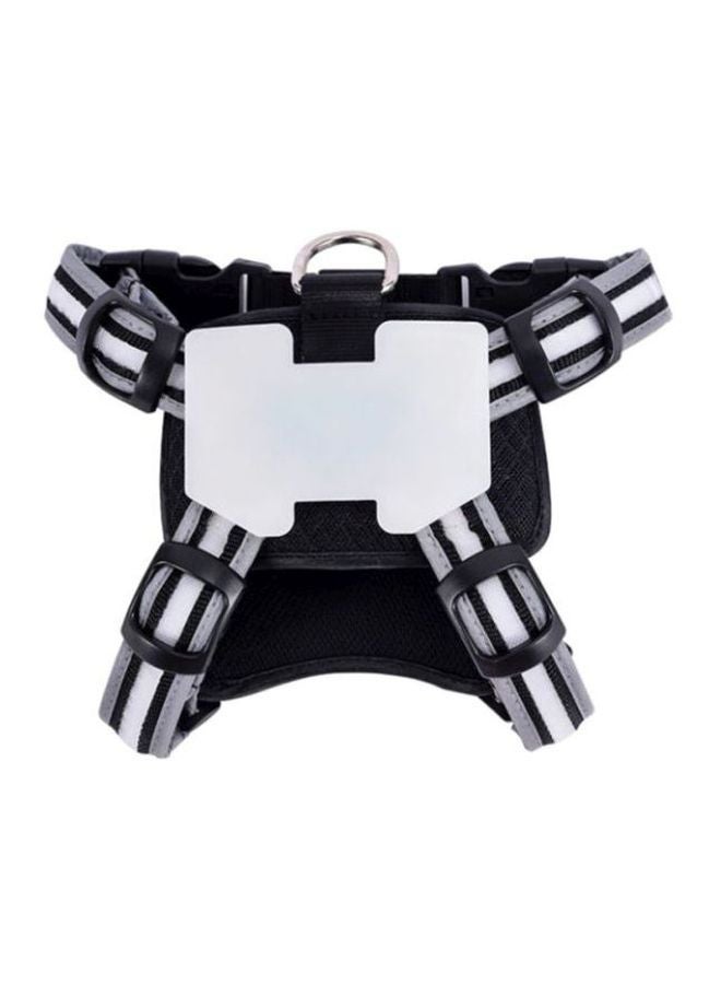 بيوينتي بدلة صدر خلفية للحيوانات الأليفة مع فستان للسهرة أسود/ أبيض S - Image 1