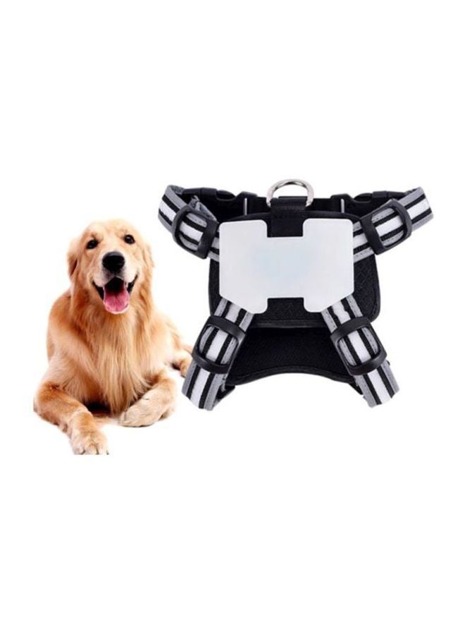 بيوينتي بدلة صدر خلفية للحيوانات الأليفة مع فستان للسهرة أسود/ أبيض S - Image 3