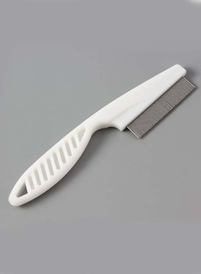 بيوينتي مشط للتخلص من الحشرات وتشذيب شعر الكلاب أبيض/فضي 14Ø³Ù†ØªÙŠÙ…ØªØ± - Image 3