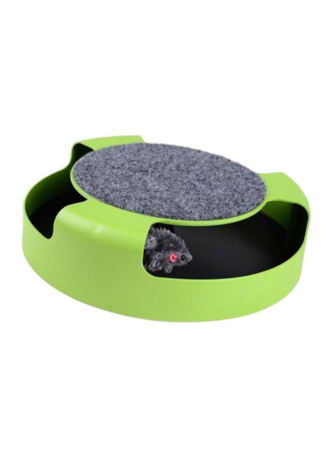 Beauenty Cat Kitten Catch The Mouse Moving Play Toy Green/Grey - Image 1