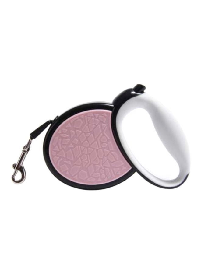 بيوينتي مقود كلاب قابل للطي وردي/أبيض/أسود S