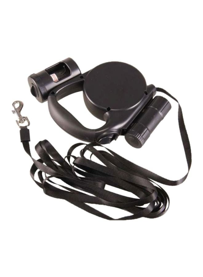 بيوينتي حبل بجهاز سحب أوتوماتيكي تليسكوبي مع ضوء LED أسود 405سم - Image 1