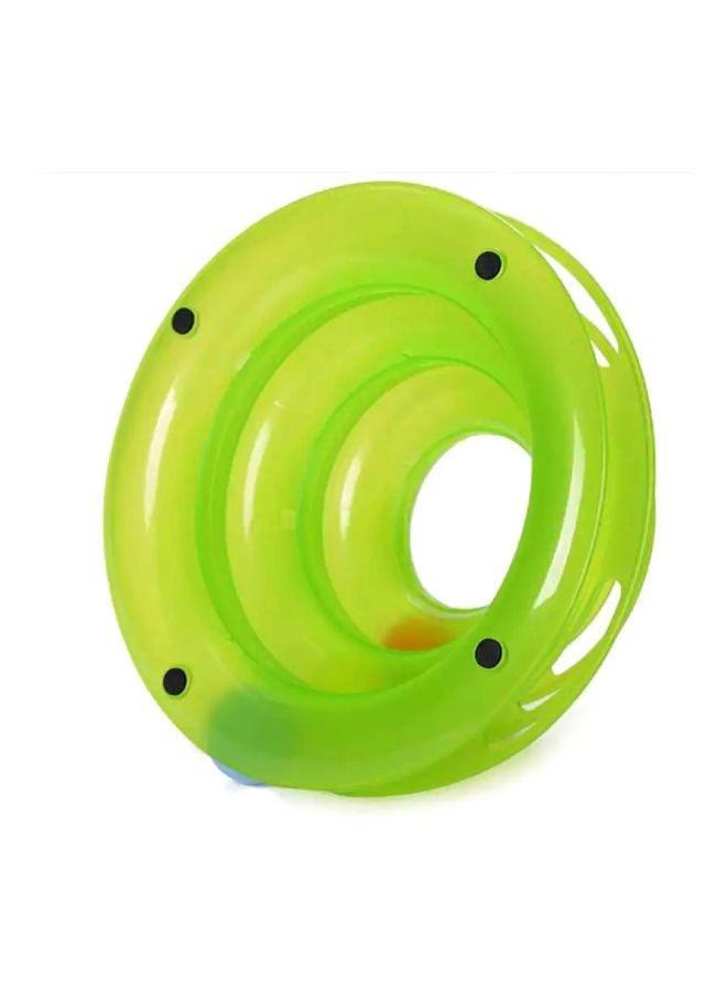 بيوينتي لعبة بتصميم برج مزود بمسارات على شكل قرص من ثلاثة مستويات مناسبة للقطط متعدد الألوان - Image 2