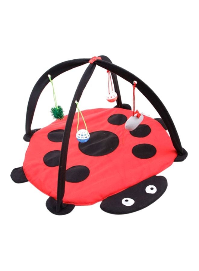 بيوينتي بساط متحرك لألعاب الأنشطة للقطط أحمر/أسود/أبيض - Image 1