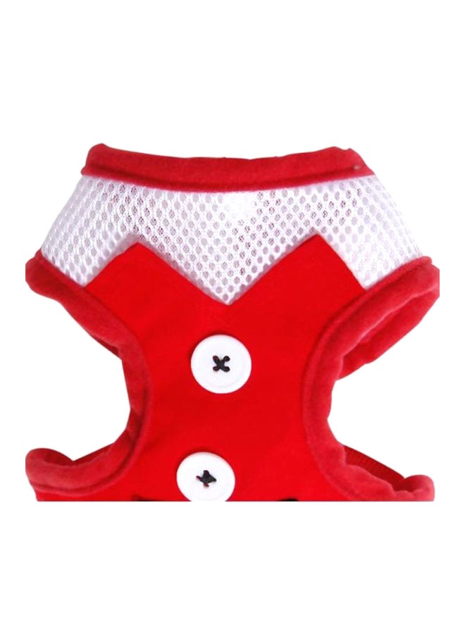 Beauenty Vest With Leash Red/White S - Image 3