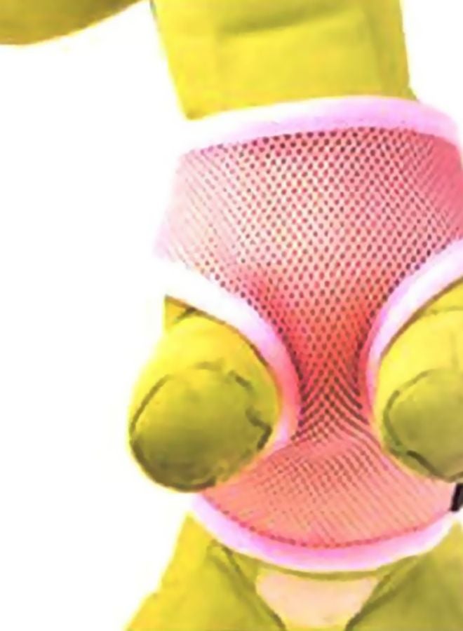 بيوينتي حزام صدر شبكي وردي/أسود 30-42سم - Image 2