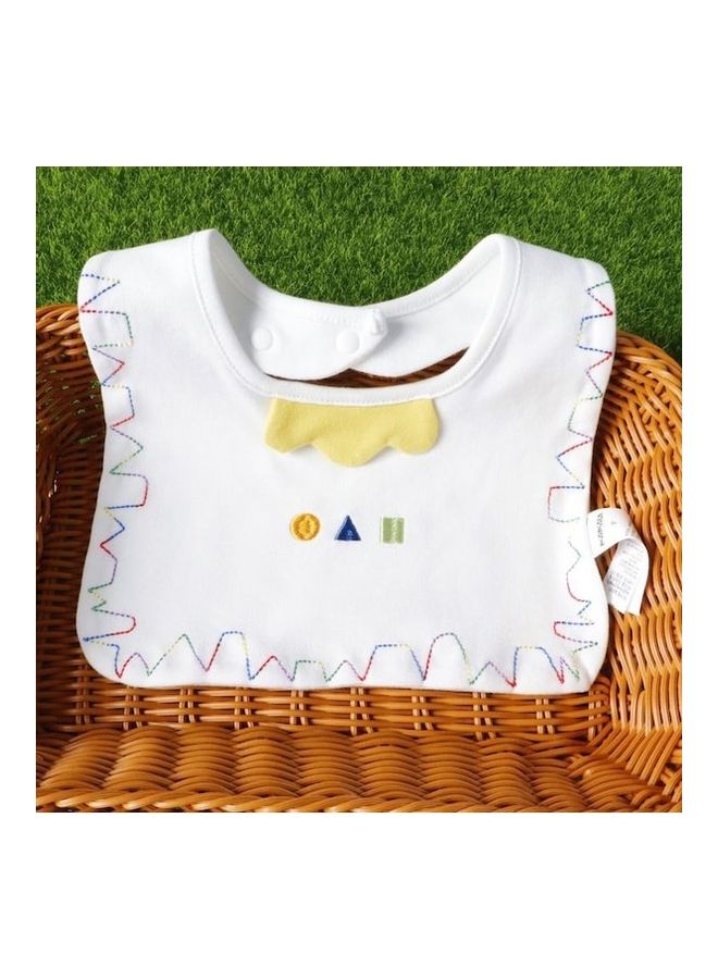 مريلة مربعة مطرزة برسومات كرتونية للأطفال في فصل الخريف والشتاء - Image 3