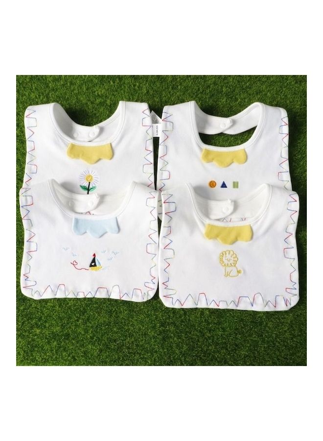 مريلة مربعة مطرزة برسومات كرتونية للأطفال في فصل الخريف والشتاء - Image 5