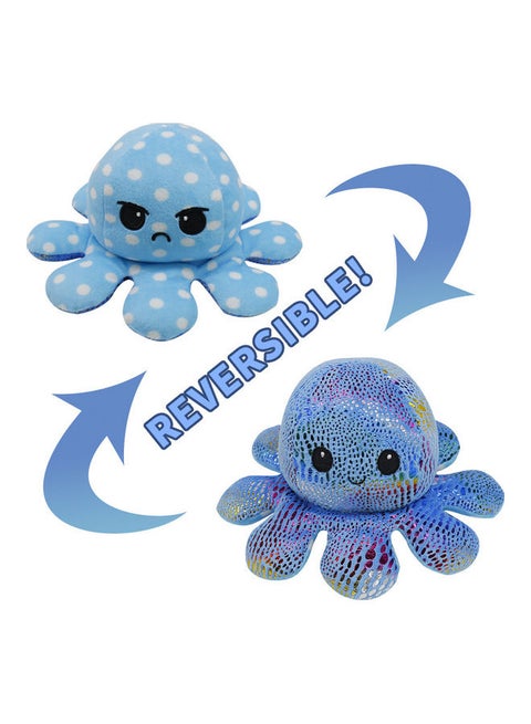 Octopus Double-sided Flip Plush Toy 20 x 10cm