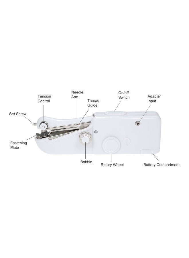 ANSELF Portable Electric Sewing Machine White  - Image 3