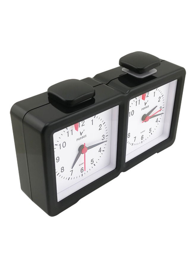 Electronic Quartz Chess Clock Timer Black/White 21.8x5.4x12.6cm  - Image 4