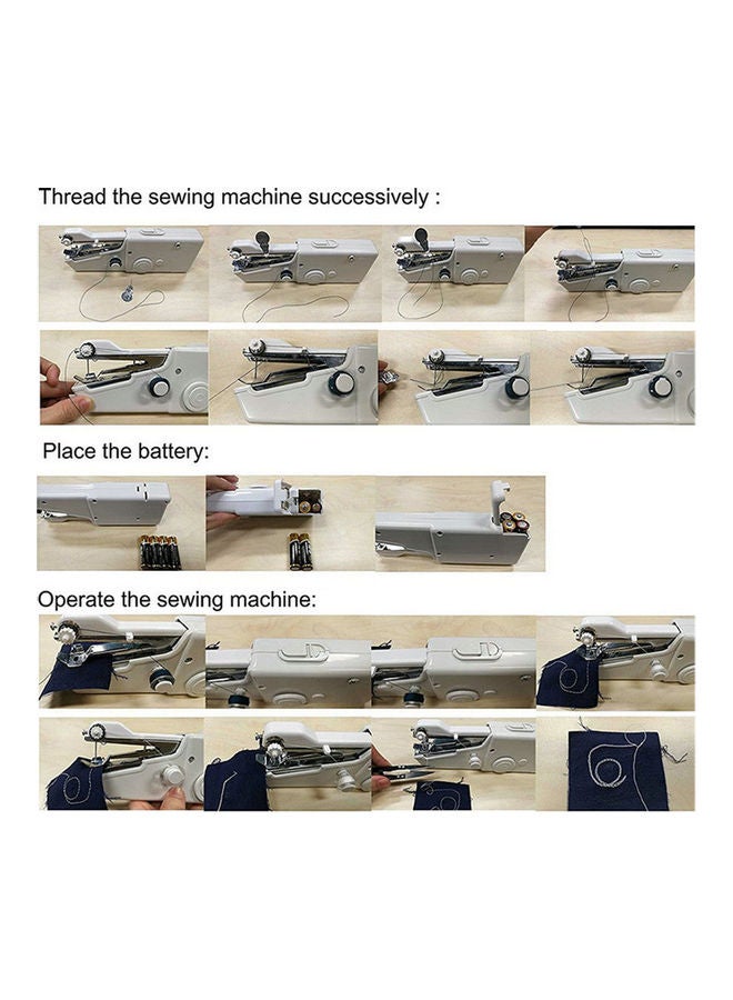 Handheld Sewing Machine White - Image 5