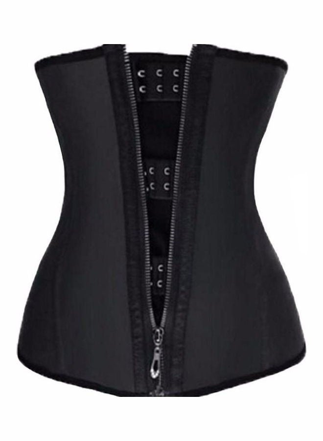 Body Shaper Breathable Corsets Top Slimming Belt Black  - Image 1