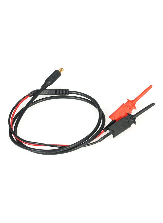 Digital Oscilloscope Probe MCX Replaceable Test Hook Probes Cable For Mini DSO Nano Quard Black/Red