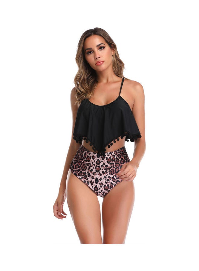 QiaoKai Printed Flouncy Bikini Set Multicolour  - Image 1