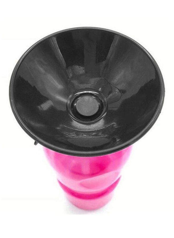 OUTAD Portable Pet Drinking Cup Pink/Black 10.7x21.5x10.7cm - Image 3